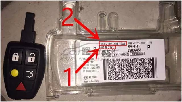 Lonsdor K518ISE programs Volvo S40 key and remote key (13)