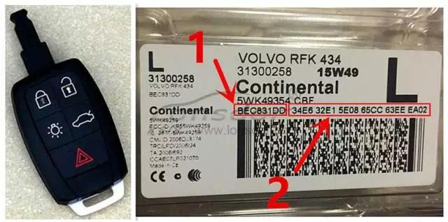 Lonsdor K518ISE programs Volvo S40 key and remote key (14)