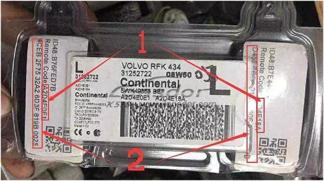 Lonsdor K518ISE programs Volvo S40 key and remote key (15)